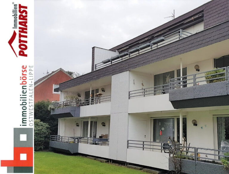 Gut geschnittene 3-Zimmerwohnung mit großer Loggia in ruhiger Wohnlage von Herford