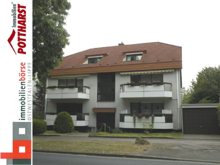 Tolle DG-Wohnung mit 2 Loggien in Bad Salzuflen – Innenstadtnähe!