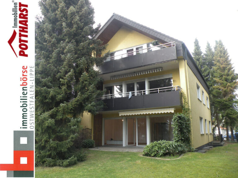 Geräumige 3-Zi. Wohnung mit Terrasse und Gartennutzung in ruhiger Wohnlage von Bad Salzuflen-Schötmar.