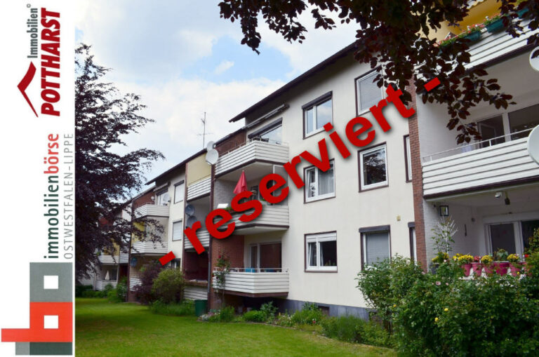 Kapitalanlage im Herforder Süden – 3-Zimmer-Eigentumswohnung mit Balkon!