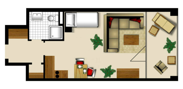 Gemütliches Single-Appartement in einem modernen Mehrfamilienhaus im Stadtgebiet von Bünde.