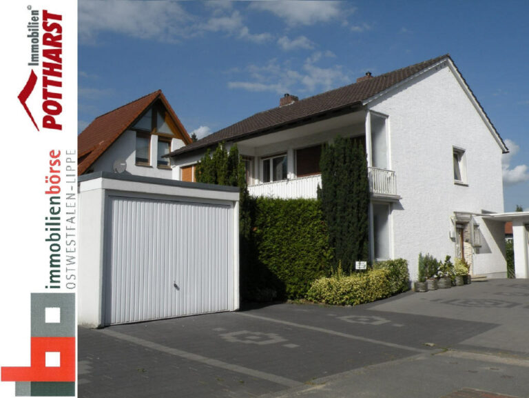 Schöne Erdgeschosswohnung mit kleinem Garten in Bad Salzuflen