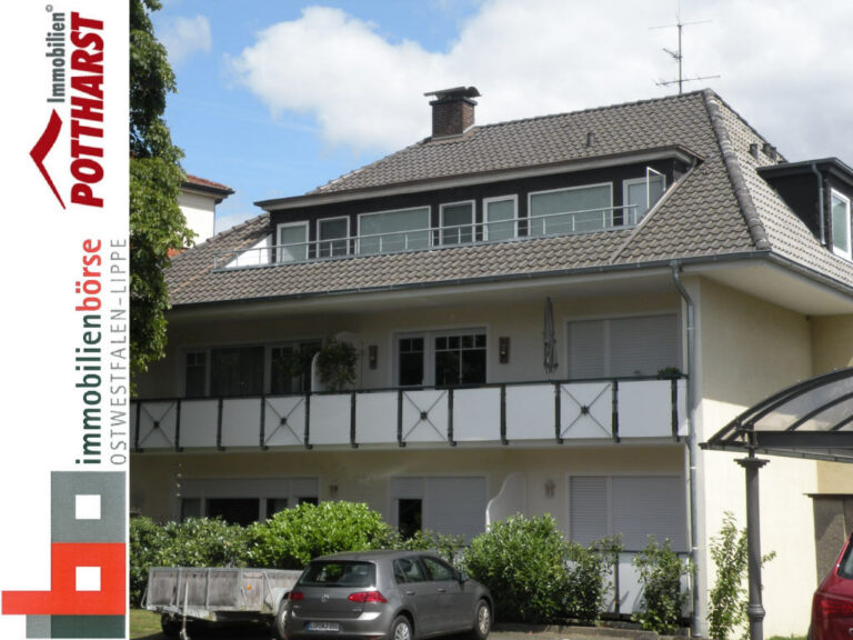 Hochwertige Erdgeschosswohnung mit Terrasse und Balkon in Bad Salzuflen