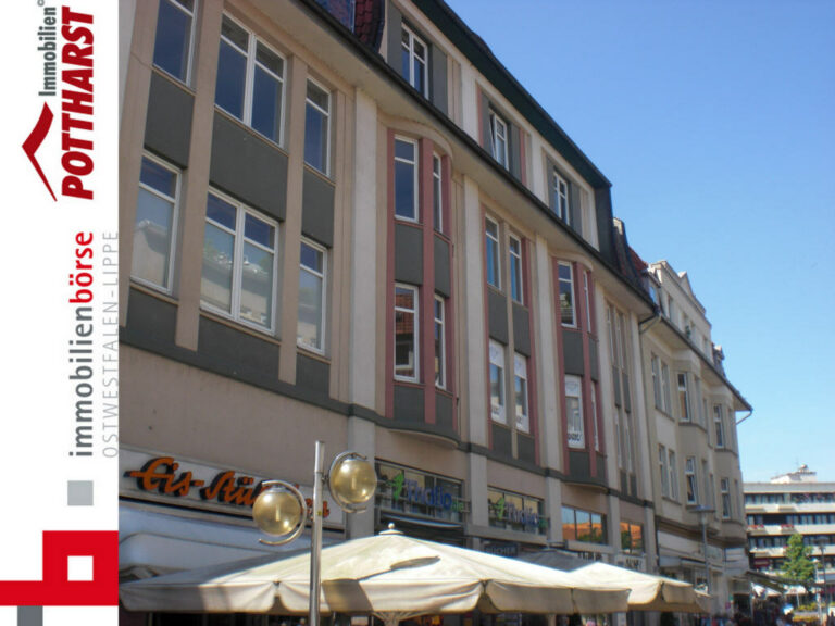 6-Zimmer-Wohnung mit Südbalkon in der Innenstadt von Bad Salzuflen